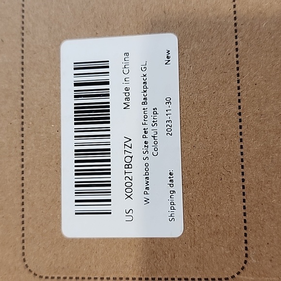 Pawaboo size SMALL pet front carry backpack (used twice) - Picture 3 of 5